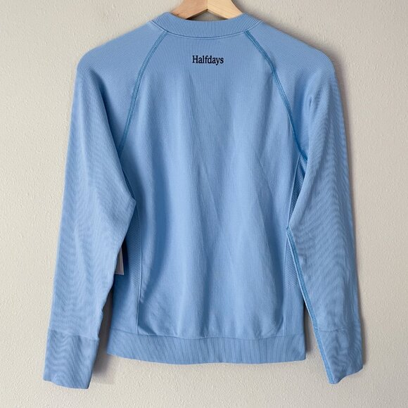 Halfdays Johnson Top in Forget Me Not Blue Size L NWT* - Picture 2 of 14